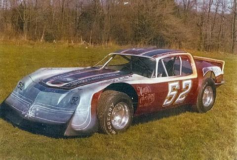 dirt race virginia west track car howe dirtfans red 80s michigan jimmy steering did power randy mccartney chassis owned